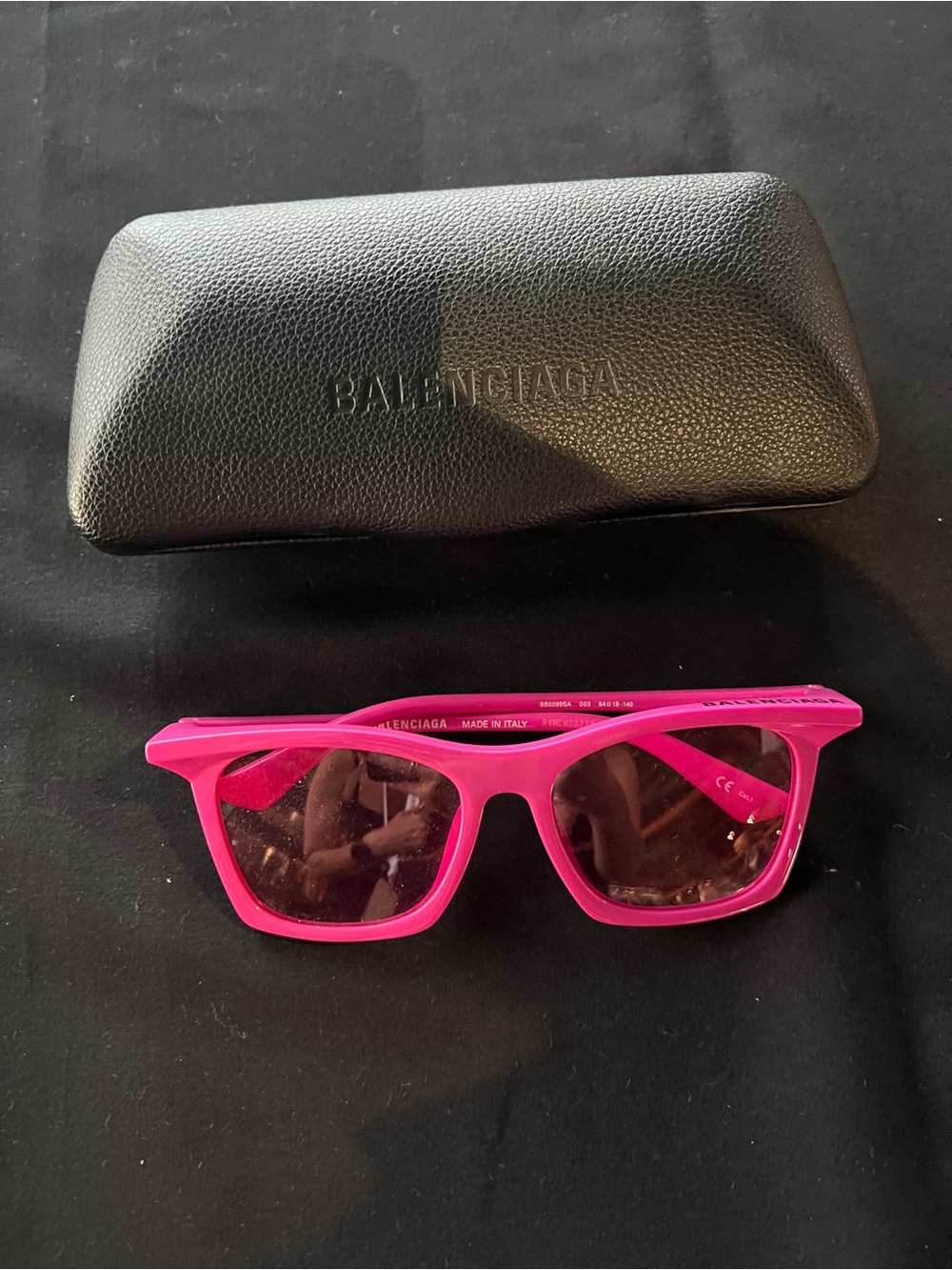 Balenciaga Hot Pink Sunglasses